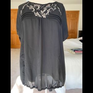 Pure Energy black blouse.